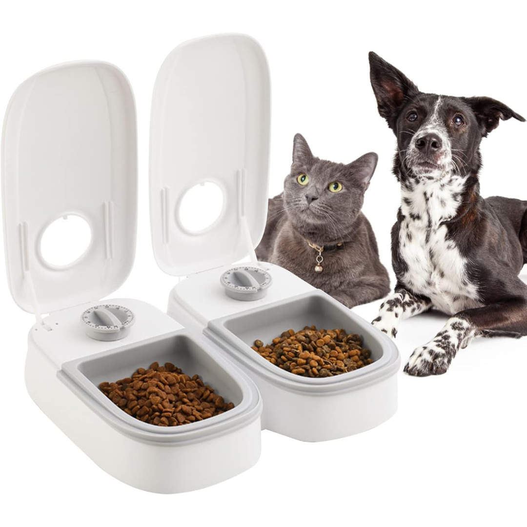 PetTimer Duo™ Comedero Mascotas Con Temporizador
