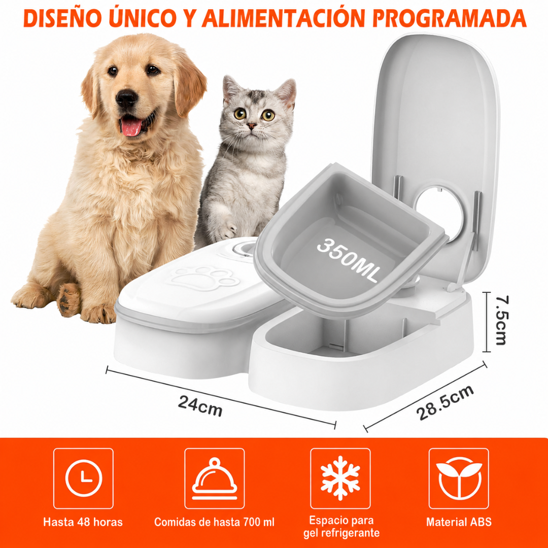 PetTimer Duo™ Comedero Mascotas Con Temporizador